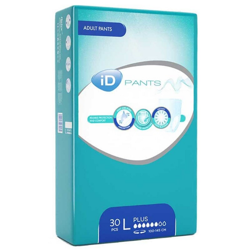 Підгузки-трусики для дорослих ID Pants L (100-145 см), 30 шт